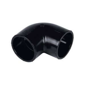 Winkel 90° PVC grau Klebe PN16